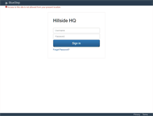 Tablet Screenshot of hillsideunit.bluestep.net