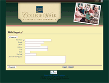 Tablet Screenshot of collegewalkinquiry.bluestep.net