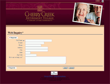 Tablet Screenshot of cherrycreekinquiry.bluestep.net
