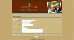 Desktop Screenshot of lakepointeinquiry.bluestep.net